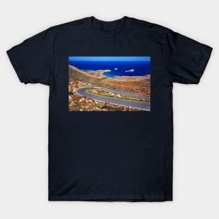 The road to Xerokambos - Crete T-Shirt